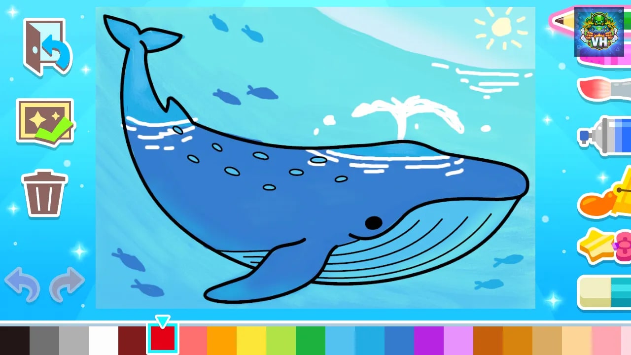 Coloring book series Aquarium Nintendo Switch - ảnh màn hình 1