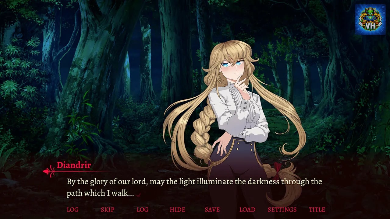 Crimson Song - Yuri Visual Novel Nintendo Switch - ảnh màn hình 1