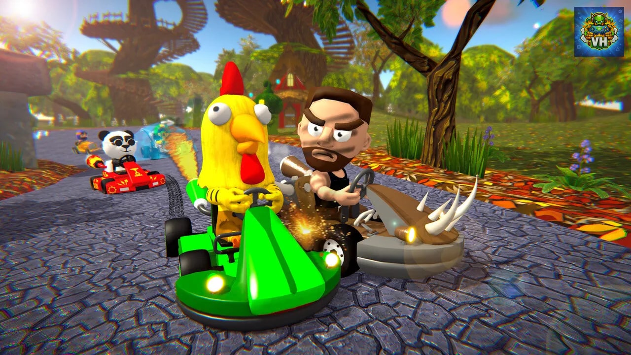 Turbo Dash Kart Racing Nintendo Switch - ảnh màn hình 1