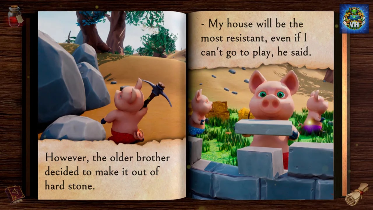 The Three Little Pigs: Interactive Book Nintendo Switch - ảnh màn hình 2
