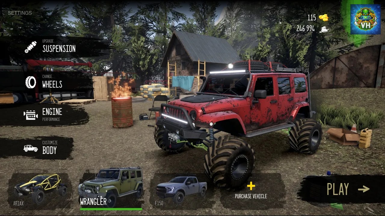 Mudness Offroad Car Simulator - 4x4 Racing Games Driving, Parking, Battle, Tuning 2022 SIM Kart Nintendo Switch - ảnh màn hình 4