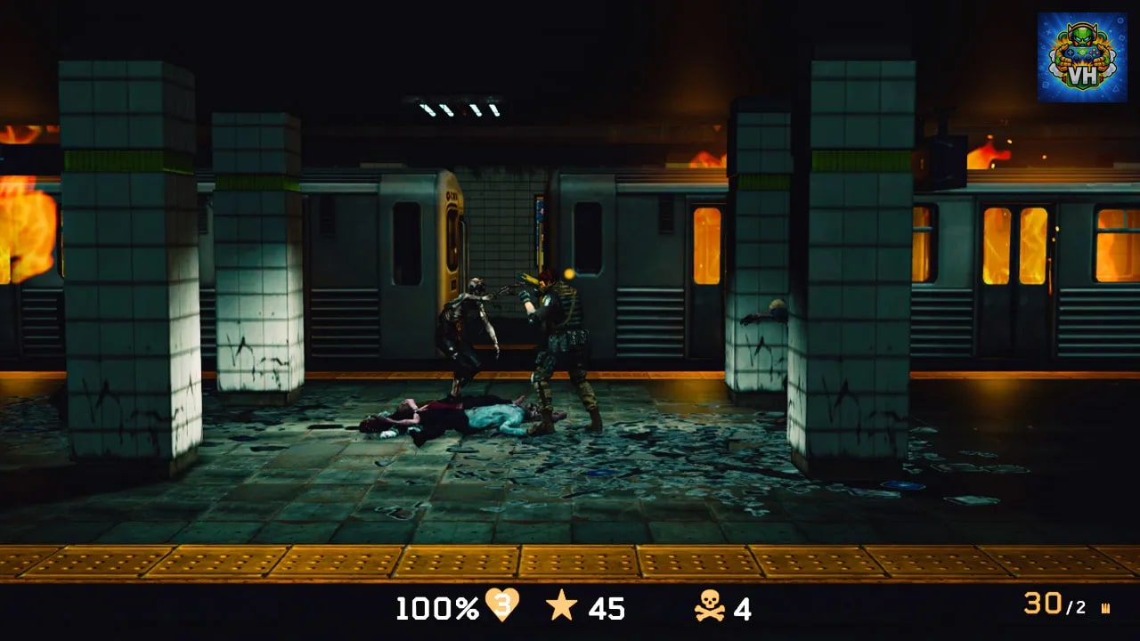 Z World Zombie Death War : Survival Platformer Game Left Killer Box 2023 Nintendo Switch - ảnh màn hình 3