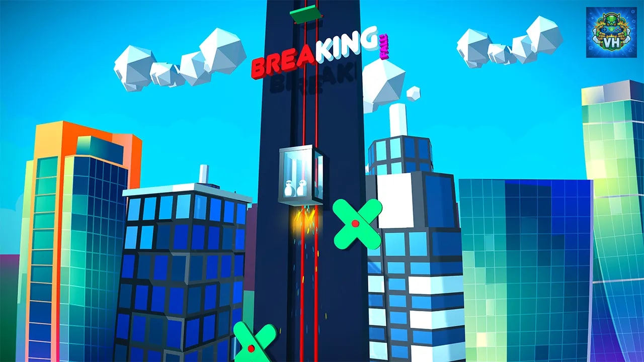 Falling Elevator - Hyper Casual Demolish Escape Survival Game Nintendo Switch - ảnh màn hình 1