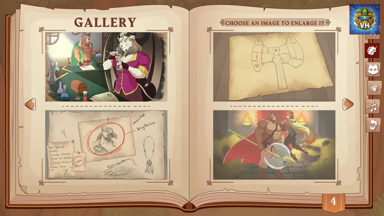 Burrow of the Fallen Bear: A Gay Furry Visual Novel Nintendo Switch - ảnh màn hình 3