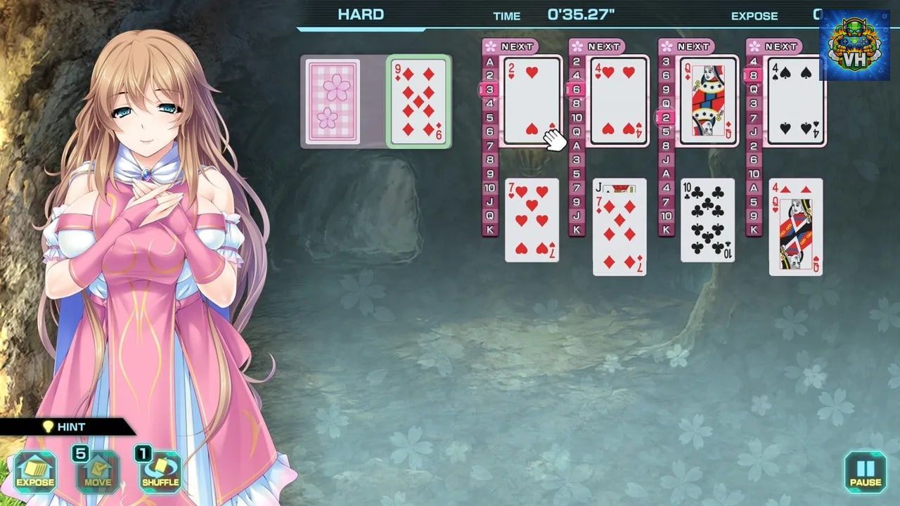 Pretty Girls Four Kings Solitaire Nintendo Switch - ảnh màn hình 1