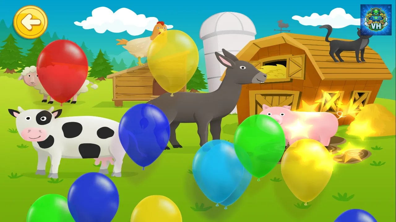 Animal Fun Puzzle - Preschool and kindergarten learning and fun game for toddlers and kids Nintendo Switch - ảnh màn hình 4