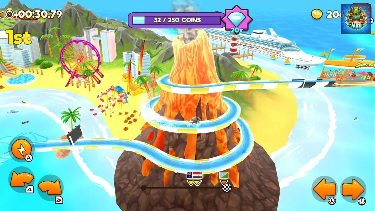 Uphill Rush Water Park Racing Nintendo Switch - ảnh màn hình 6