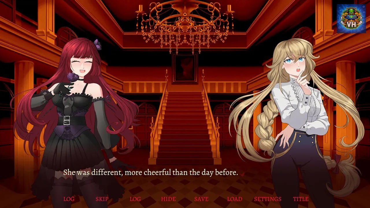 Crimson Song - Yuri Visual Novel Nintendo Switch - ảnh màn hình 2