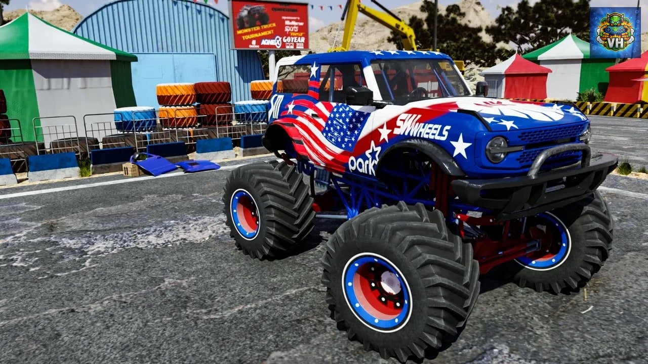 Truckzilla - Monster Truck Mega Ramp Nintendo Switch - ảnh màn hình 5