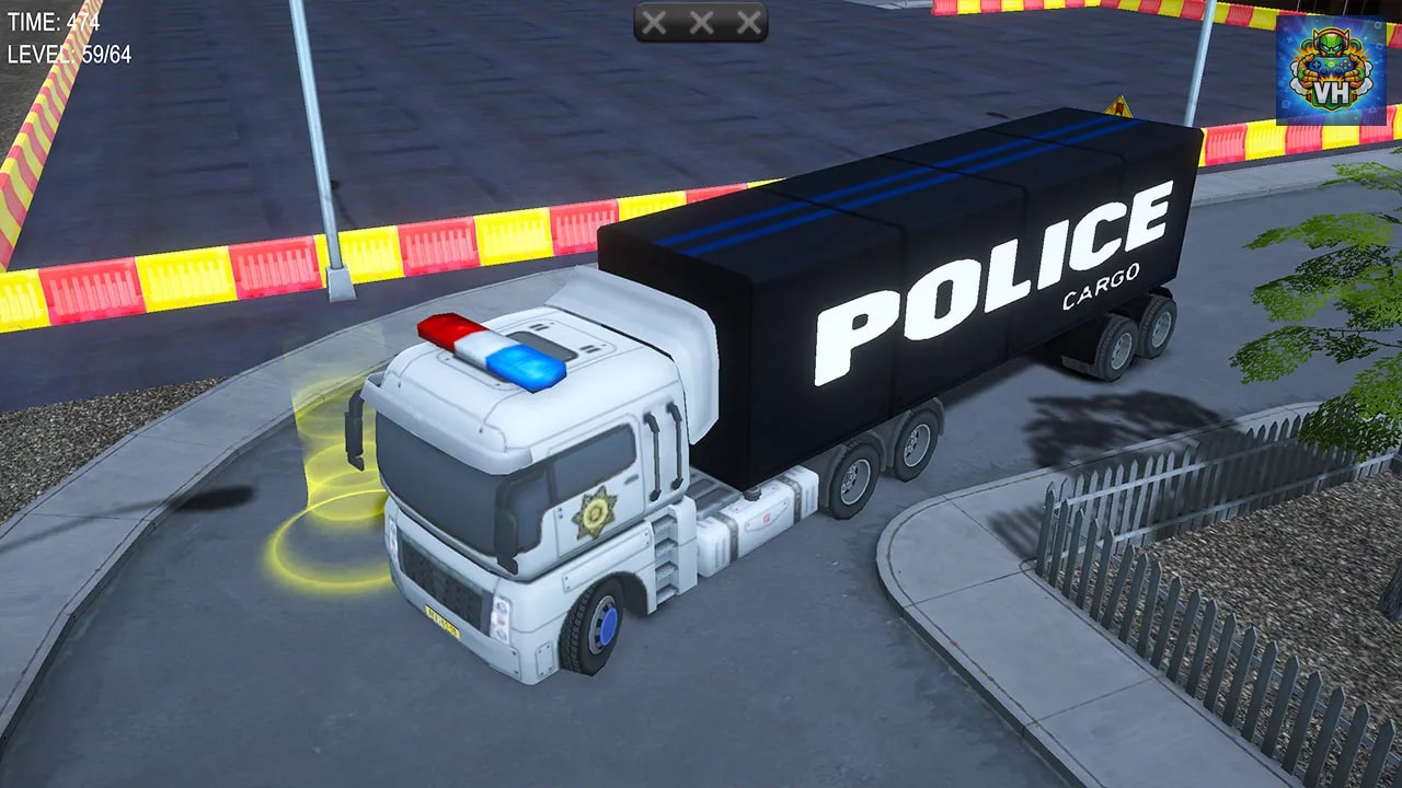 Police Car Driver: City Parking Simulator Nintendo Switch - ảnh màn hình 3