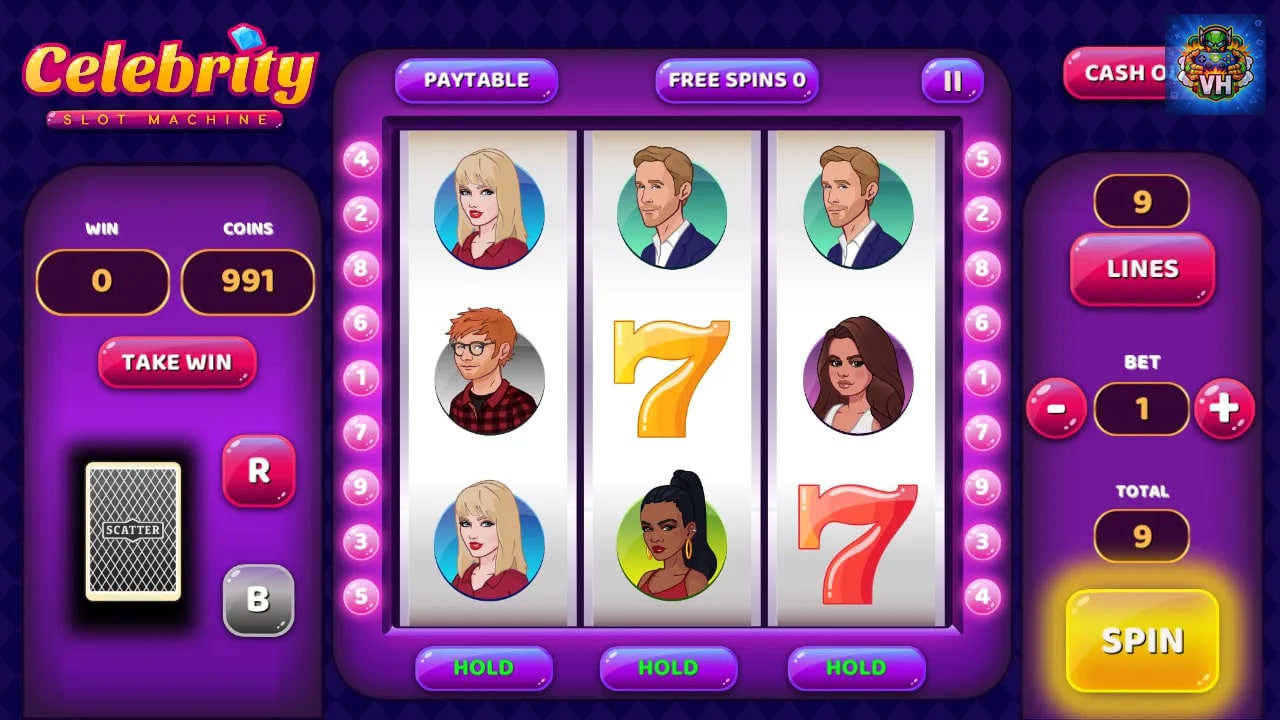 Celebrity Slot Machine Nintendo Switch - ảnh màn hình 2
