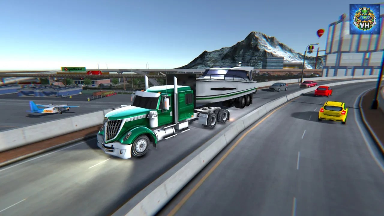 Real Truck Simulator USA Car Games - Driving Games, Parking Sim, Car Speed Racing 2022 Nintendo Switch - ảnh màn hình 3
