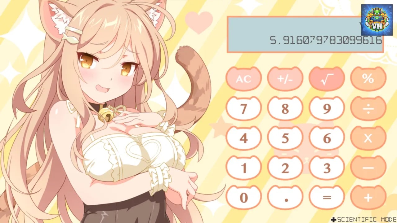 Sakura Neko Calculator Nintendo Switch - ảnh màn hình 6