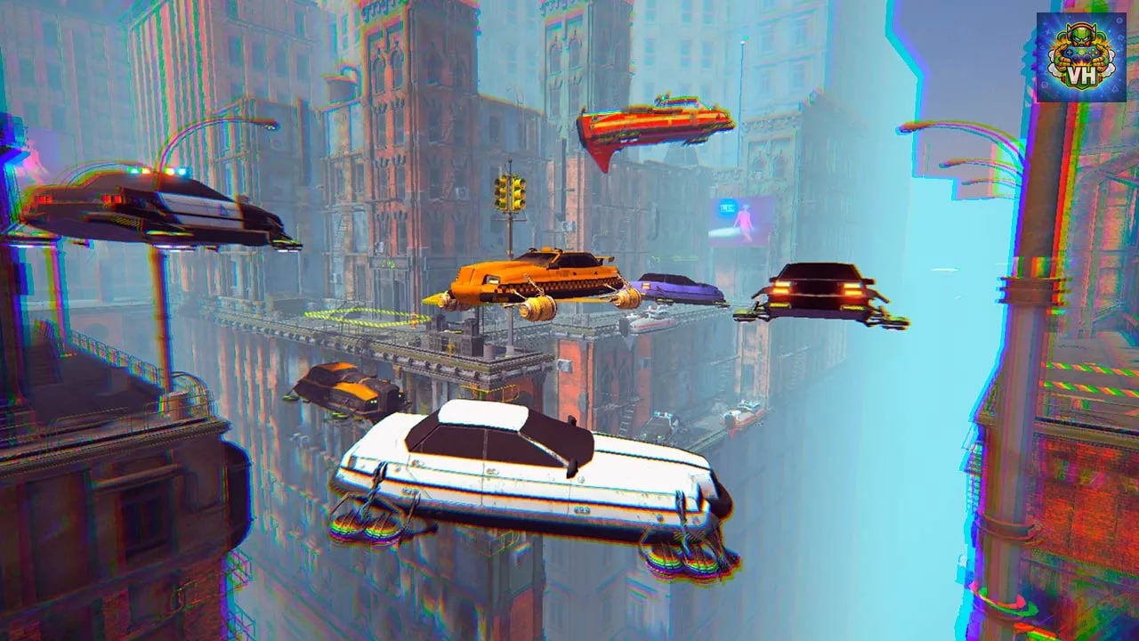 Cyber Taxi Simulator Nintendo Switch - ảnh màn hình 3