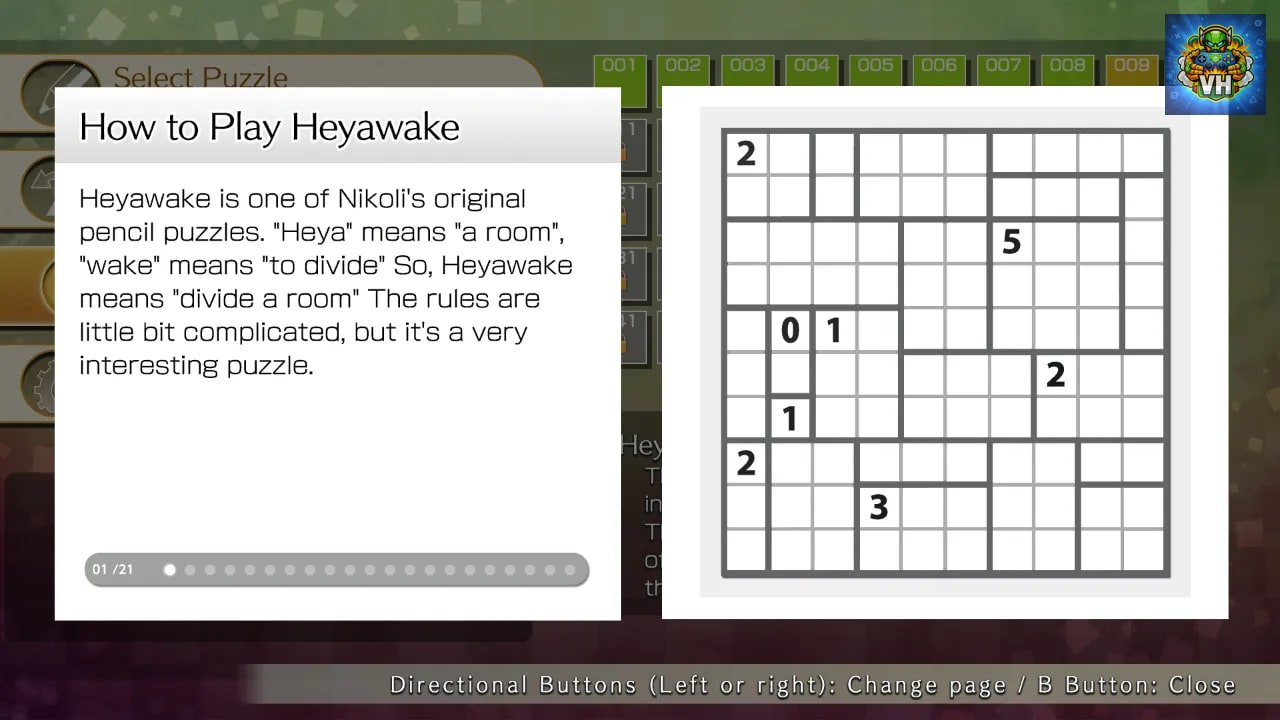 Puzzle by Nikoli S Heyawake Nintendo Switch - ảnh màn hình 2