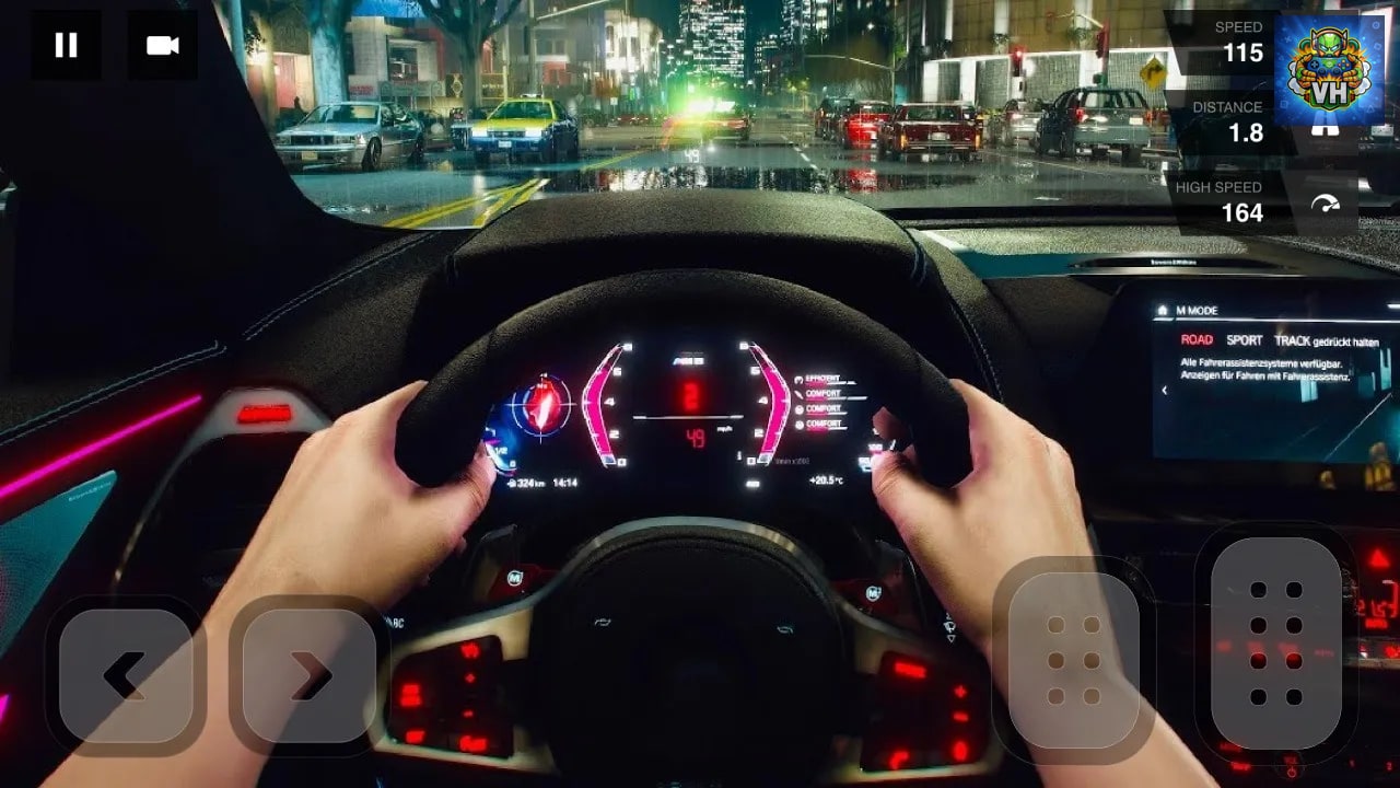 Car Racing Highway Driving Simulator, real parking driver sim speed traffic deluxe 2022 Nintendo Switch - ảnh màn hình 16