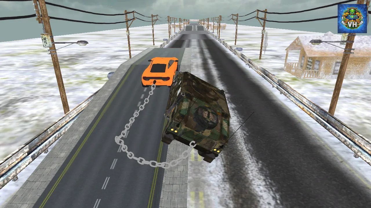 Chain Car Stunt Simulator - 3D Extreme Highway Car Driving Games Nintendo Switch - ảnh màn hình 2