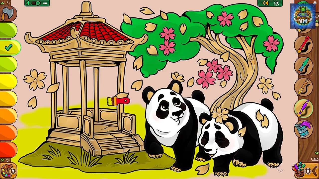 Coloring Pages: Lumberhill Tales Nintendo Switch - ảnh màn hình 5