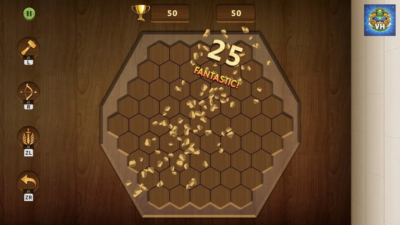 Wood Cube Block: Classic Casual Puzzle Nintendo Switch - ảnh màn hình 3