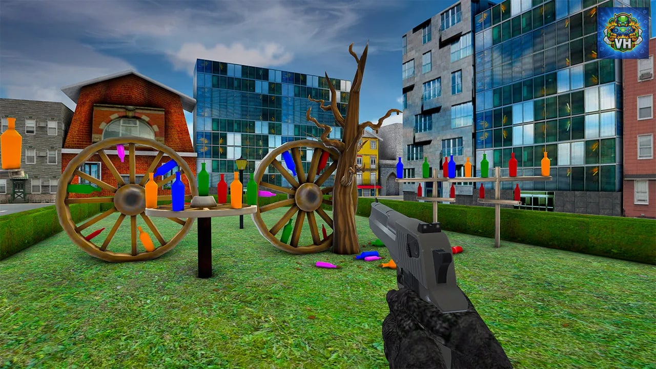 Counter Bottle Shooter-Pro Aim Master Target Bottle Shoot 3D Game Strike Pistol Nintendo Switch - ảnh màn hình 3
