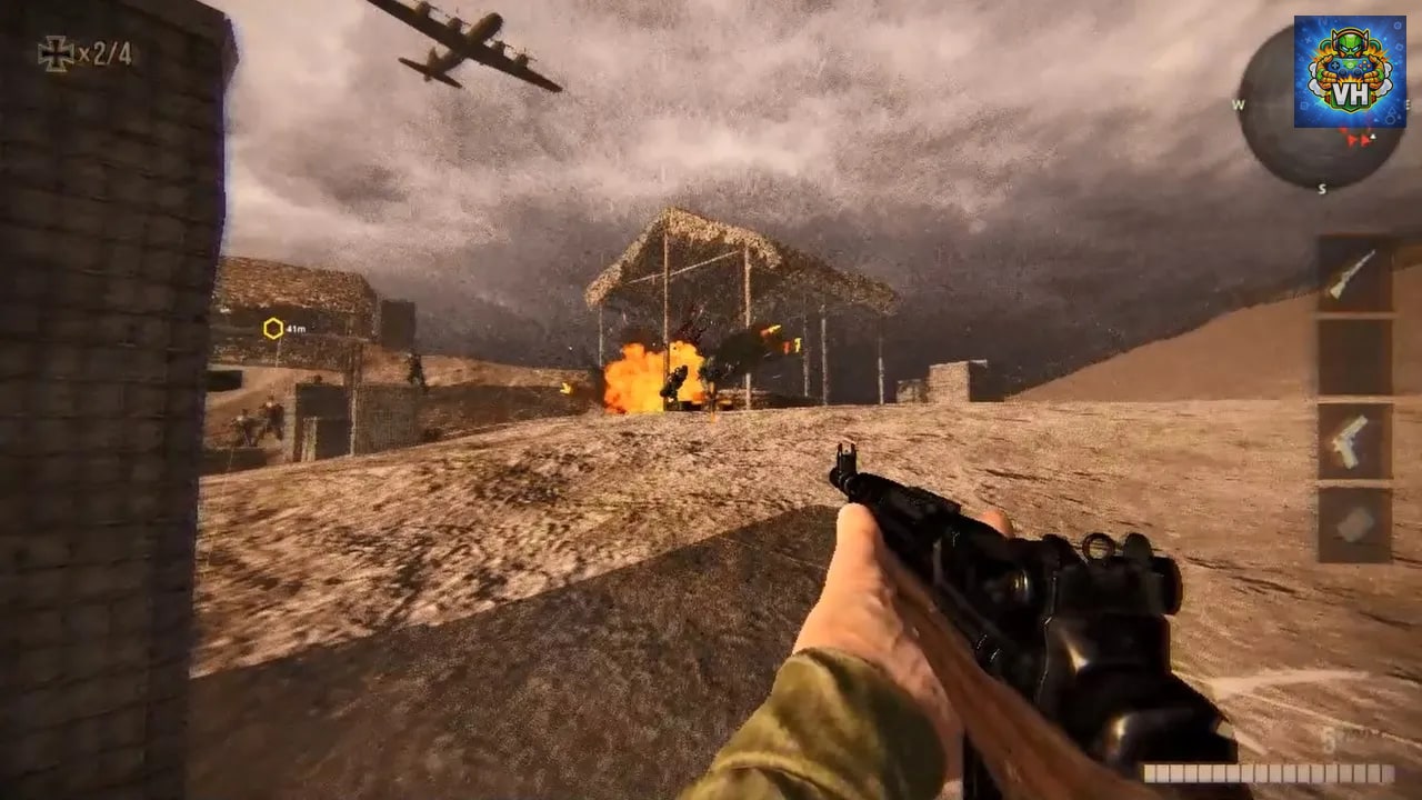 World War: D-Day PART TWO Nintendo Switch - ảnh màn hình 5