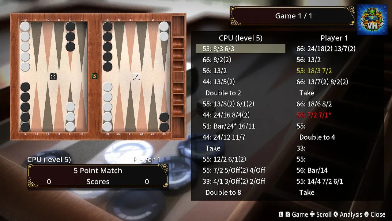 BACKGAMMON PRO for Nintendo Switch Nintendo Switch - ảnh màn hình 1