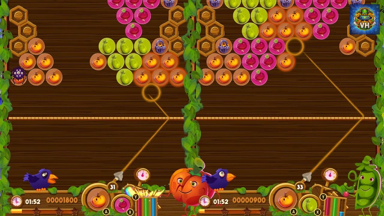 Vege Bubble Shoot Nintendo Switch - ảnh màn hình 1