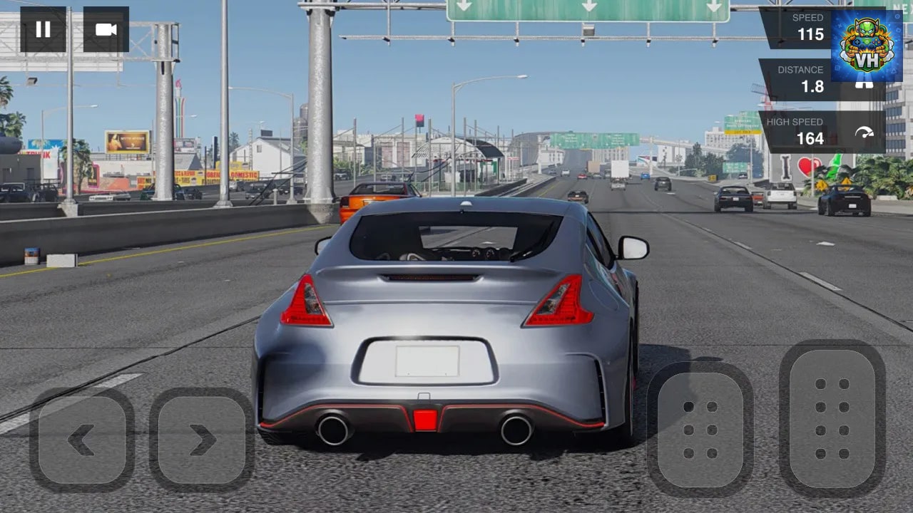 Car Racing Highway Driving Simulator, real parking driver sim speed traffic deluxe 2022 Nintendo Switch - ảnh màn hình 15