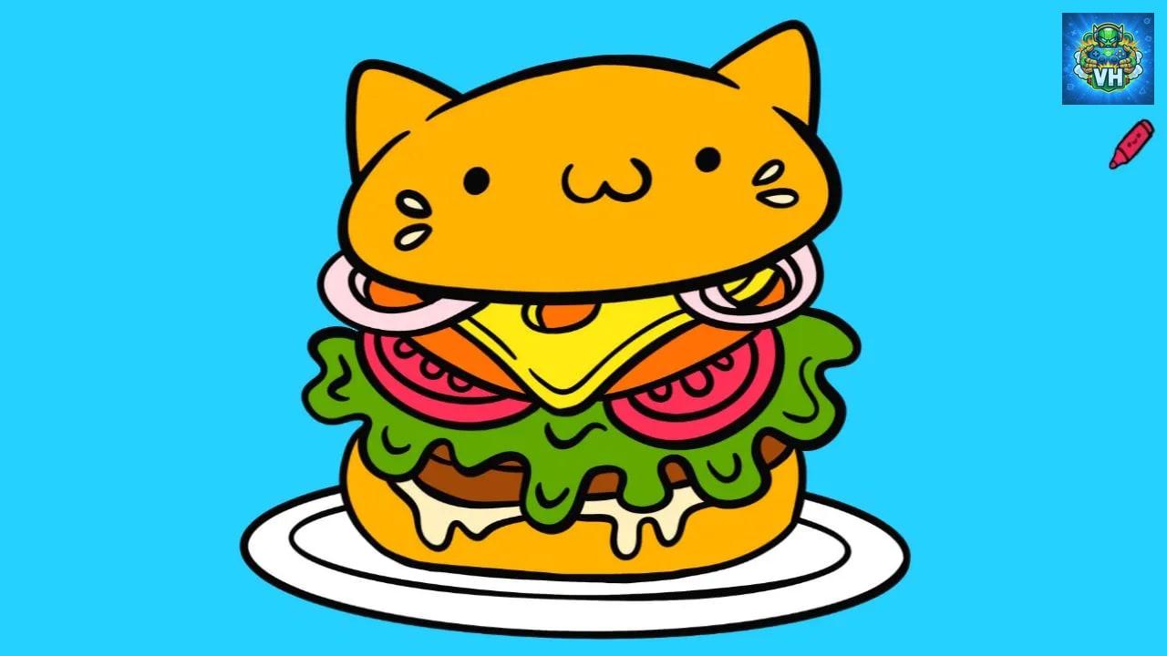 DRAW AND COLOR: KAWAII Nintendo Switch - ảnh màn hình 7