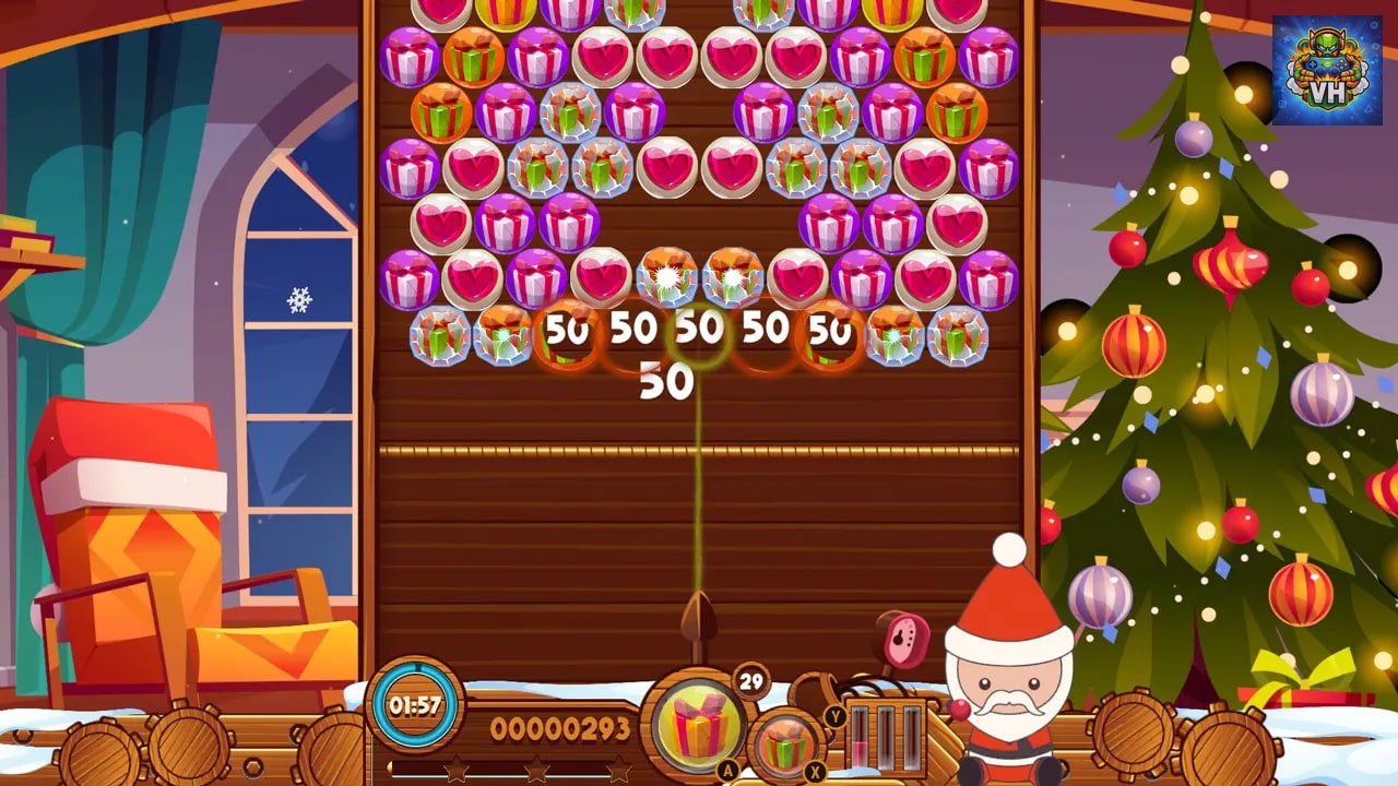 Christmas Bubble Puzzle Nintendo Switch - ảnh màn hình 1