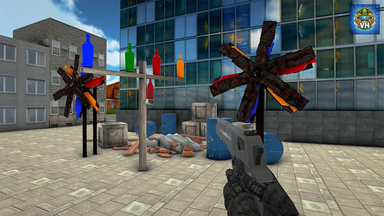 Counter Bottle Shooter-Pro Aim Master Target Bottle Shoot 3D Game Strike Pistol Nintendo Switch - ảnh màn hình 5