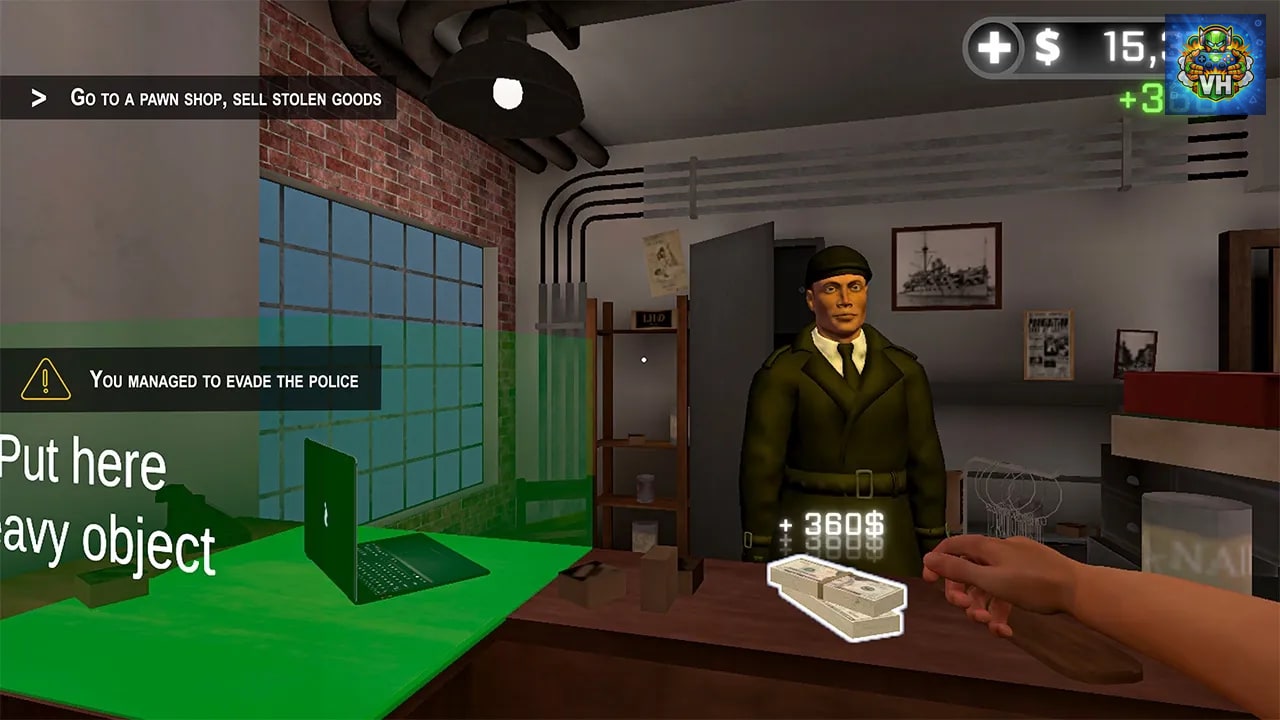 The Thief Simulator 2023 - From Crook to Boss Nintendo Switch - ảnh màn hình 1