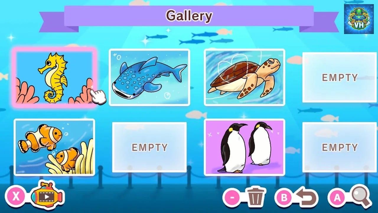 Coloring book series Aquarium Nintendo Switch - ảnh màn hình 3