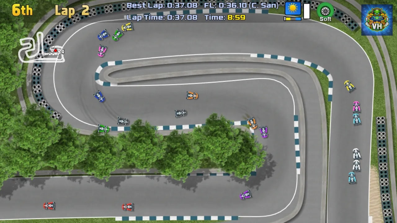 Ultimate Racing 2D 2 Nintendo Switch - ảnh màn hình 2