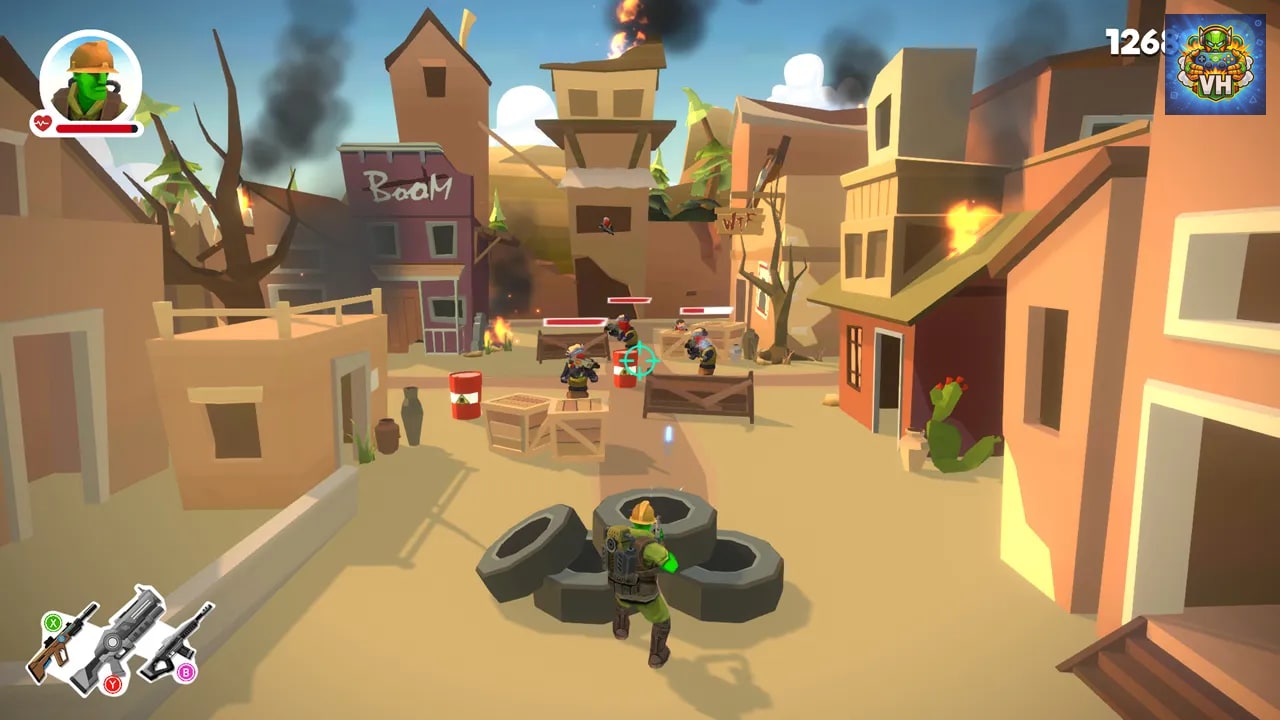 Green Soldiers Heroes Nintendo Switch - ảnh màn hình 4
