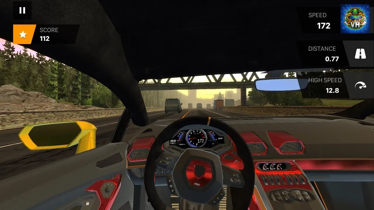 Car Racing Highway Driving Simulator, real parking driver sim speed traffic deluxe 2022 Nintendo Switch - ảnh màn hình 18