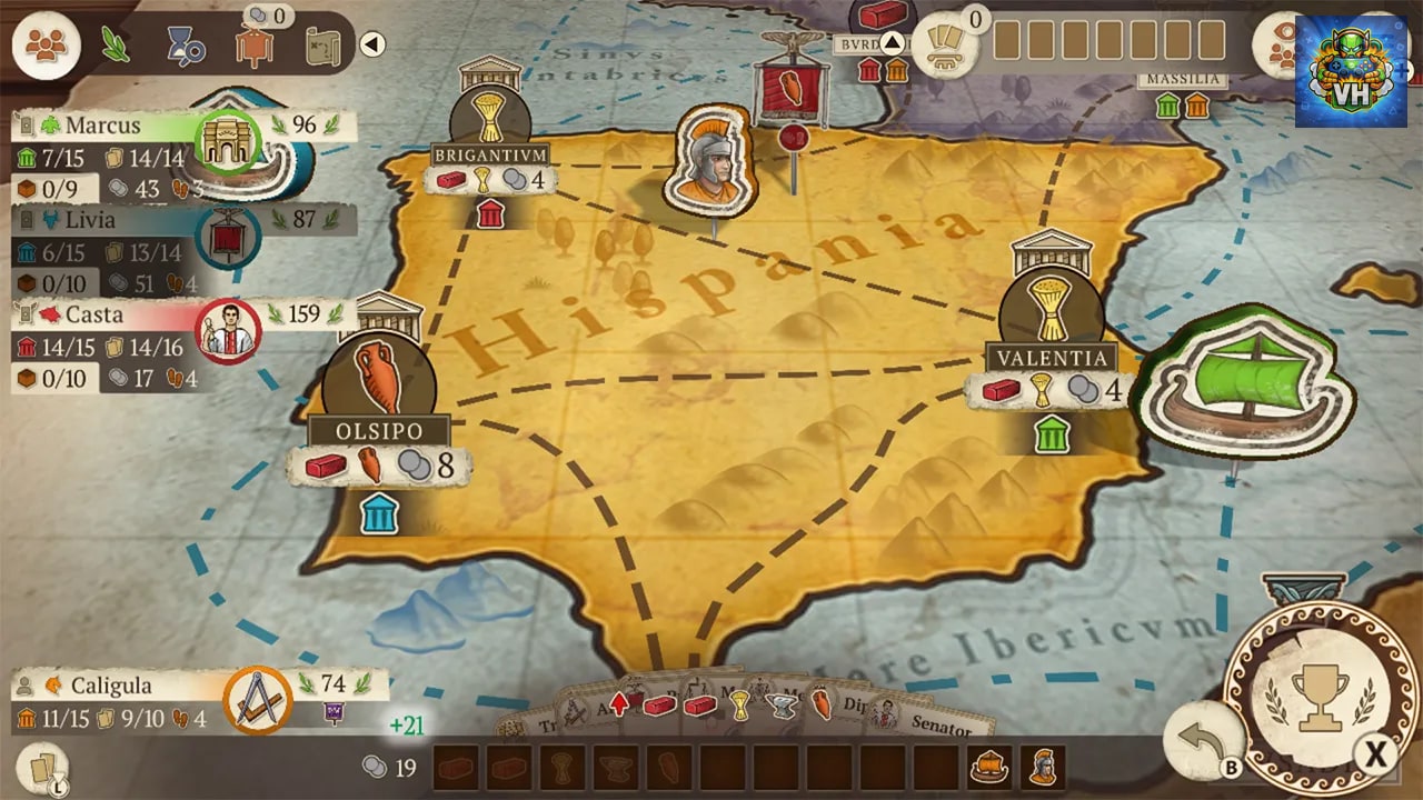 Concordia: Digital Edition Nintendo Switch - ảnh màn hình 4