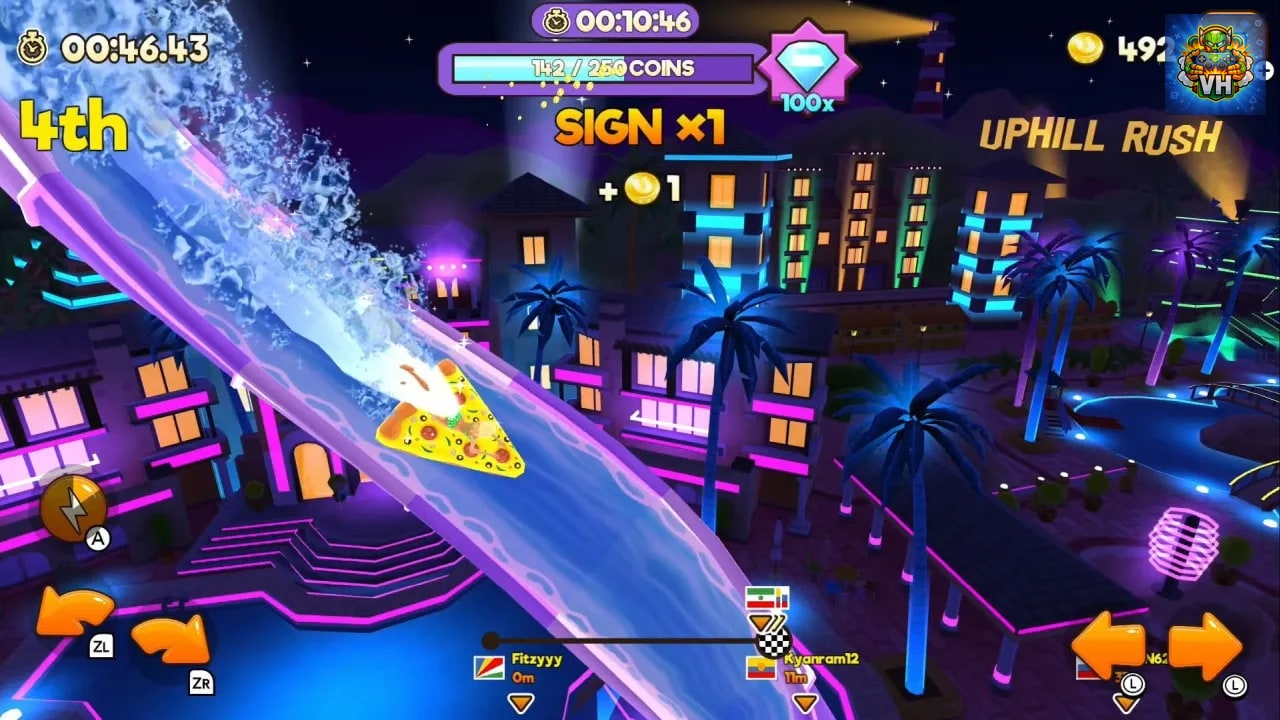 Uphill Rush Water Park Racing Nintendo Switch - ảnh màn hình 1