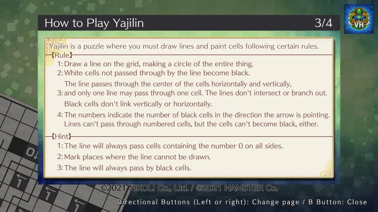 Puzzle by Nikoli S Yajilin Nintendo Switch - ảnh màn hình 2