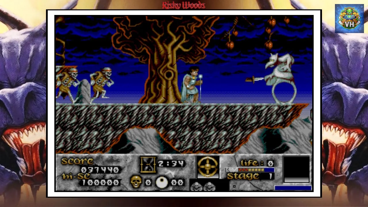 Risky Woods (QUByte Classics) Nintendo Switch - ảnh màn hình 2