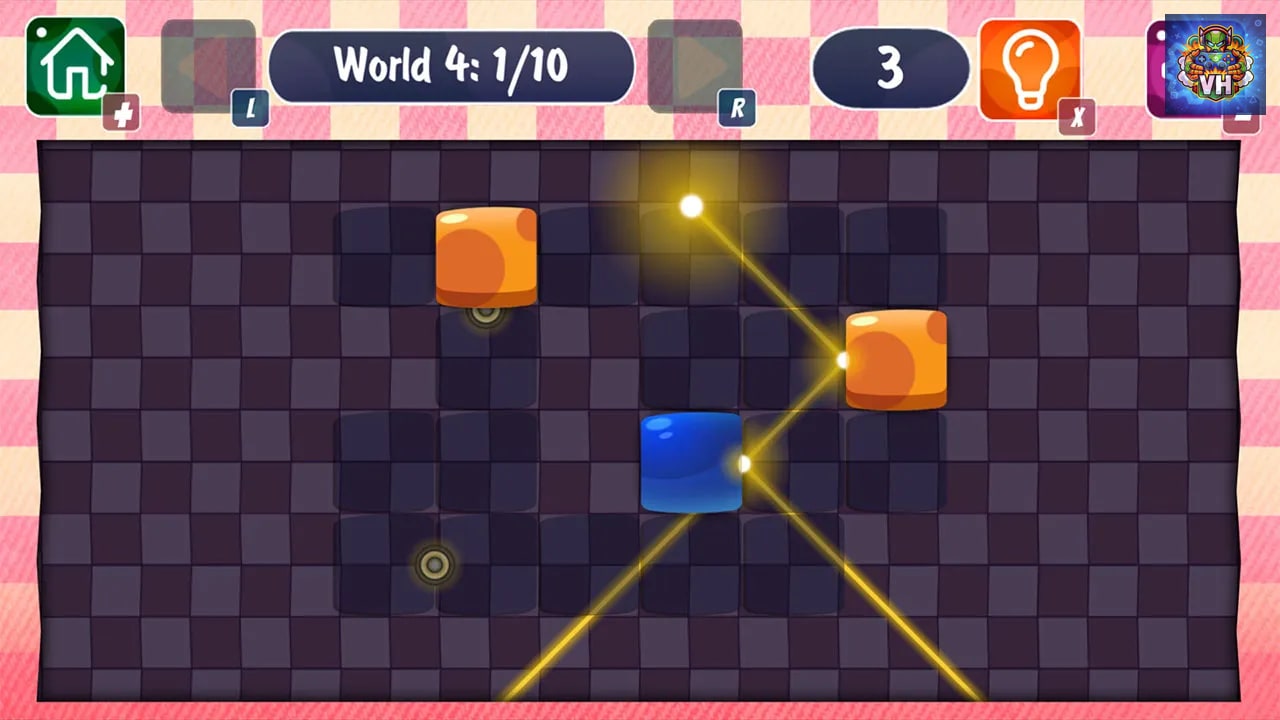 Laser Brain Puzzle: Classic Logic Arcade Nintendo Switch - ảnh màn hình 1