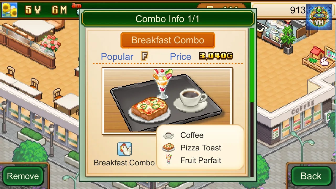 Cafe Master Story Nintendo Switch - ảnh màn hình 1