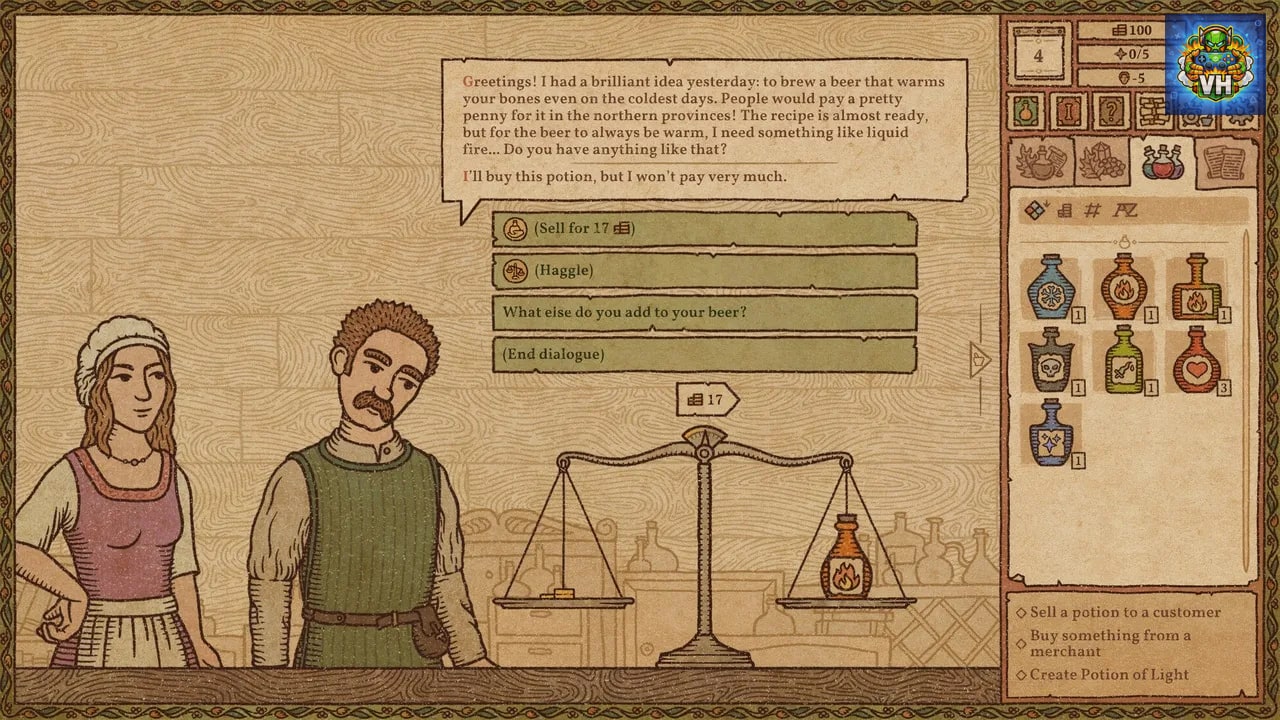 Potion Craft: Alchemist Simulator Nintendo Switch - ảnh màn hình 4