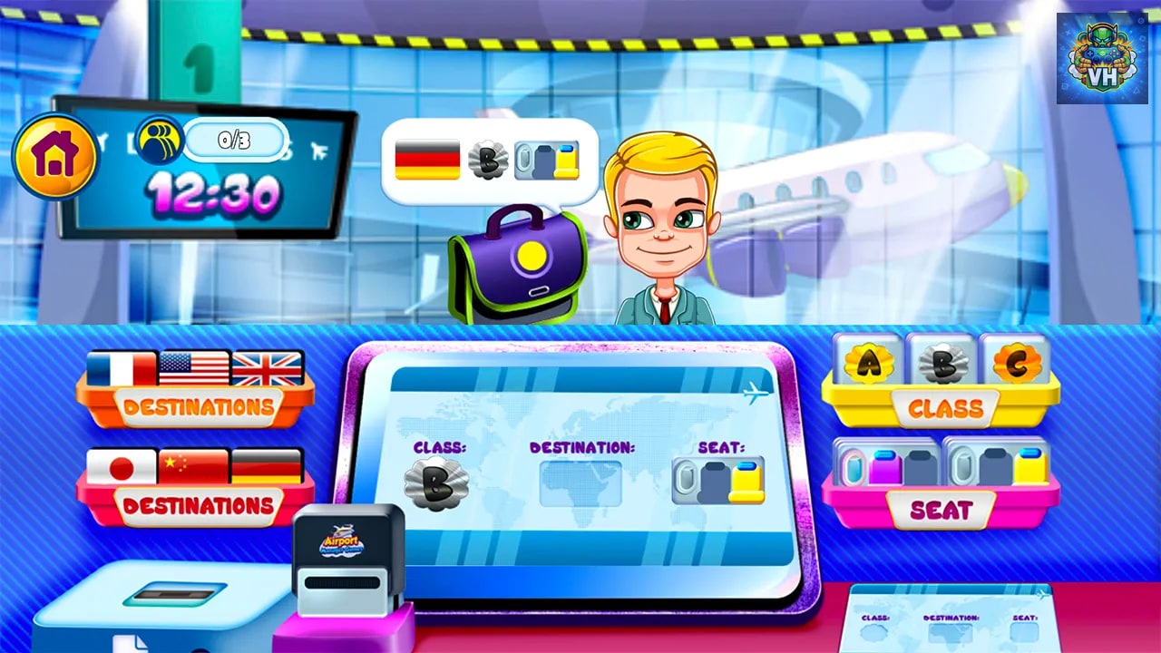Airport Flight Administrator Simulator & Air Traffic-Sky Airplane Sim Plane Games Nintendo Switch - ảnh màn hình 4