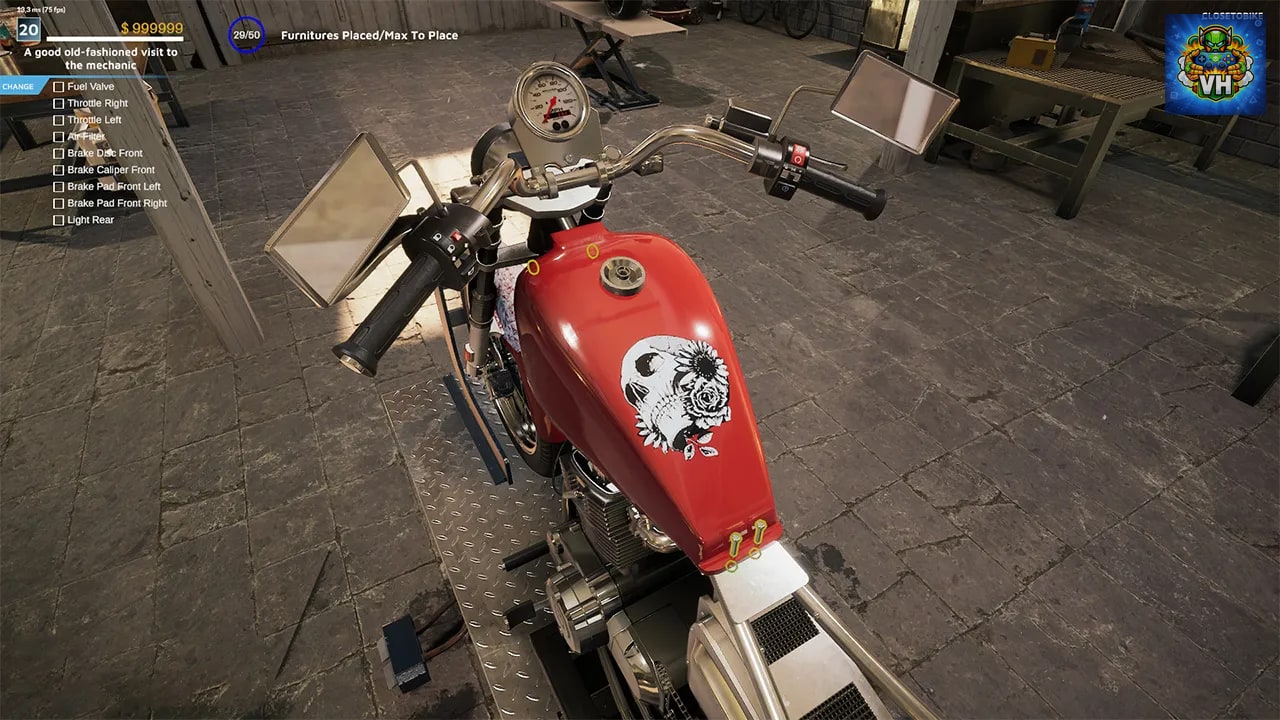 Motorcycle Mechanic Simulator 2021 Nintendo Switch - ảnh màn hình 1