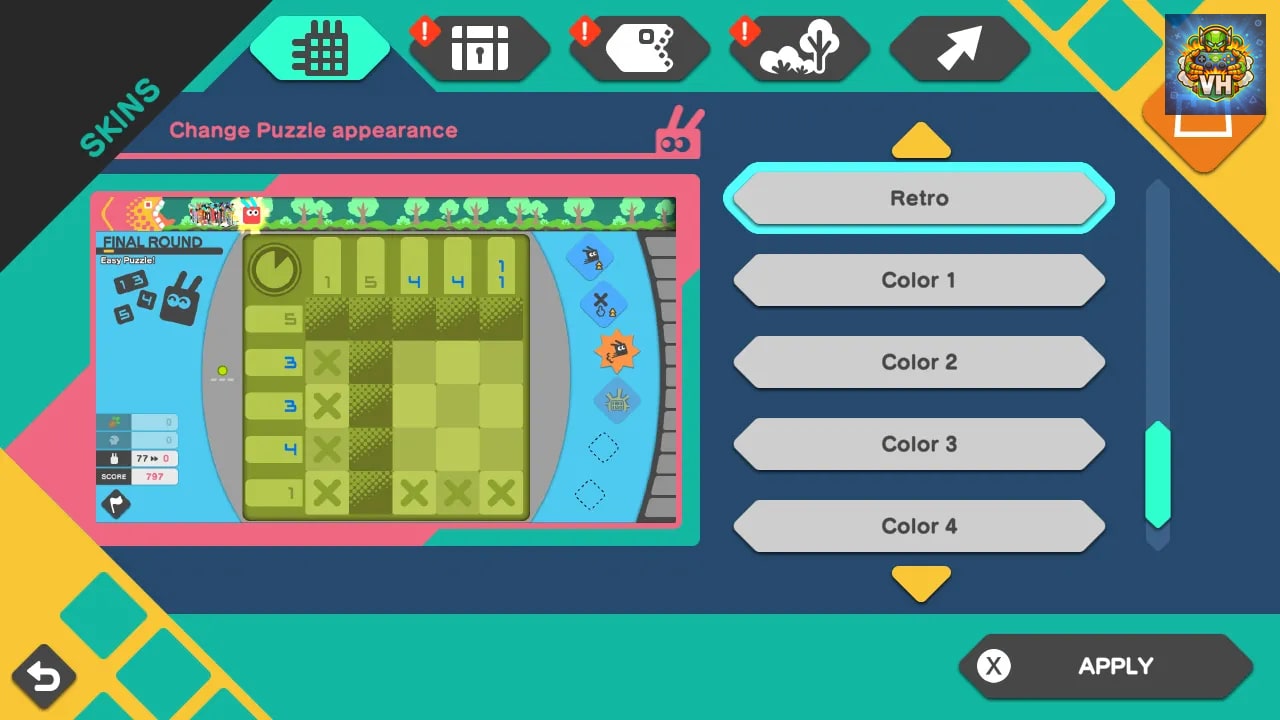PICROSS X : PICBITS VS UZBOROSS Nintendo Switch - ảnh màn hình 3