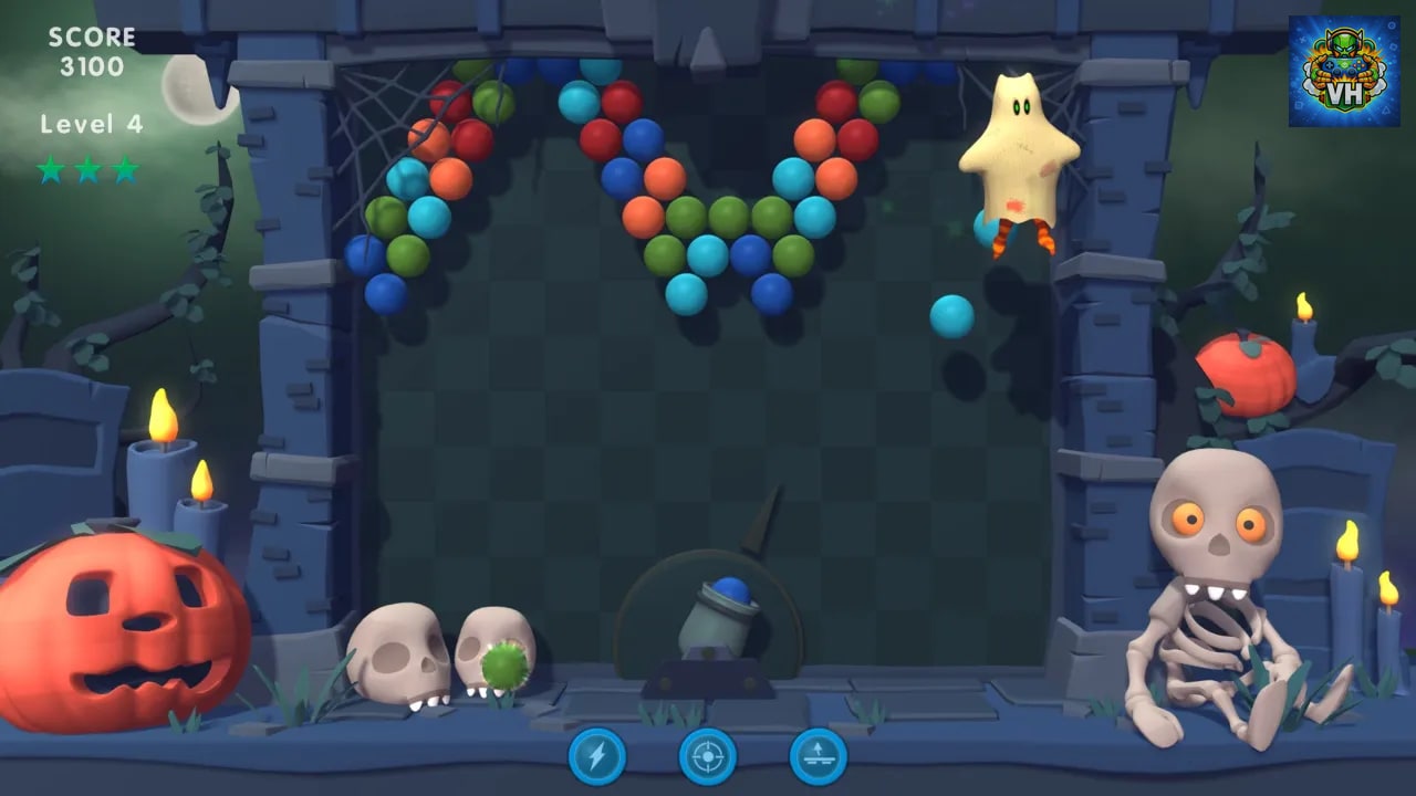 Halloween Bubble Shooter Nintendo Switch - ảnh màn hình 3