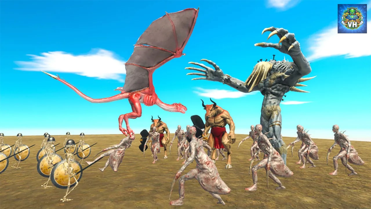 Animal Revolt Battle Simulator Nintendo Switch - ảnh màn hình 1
