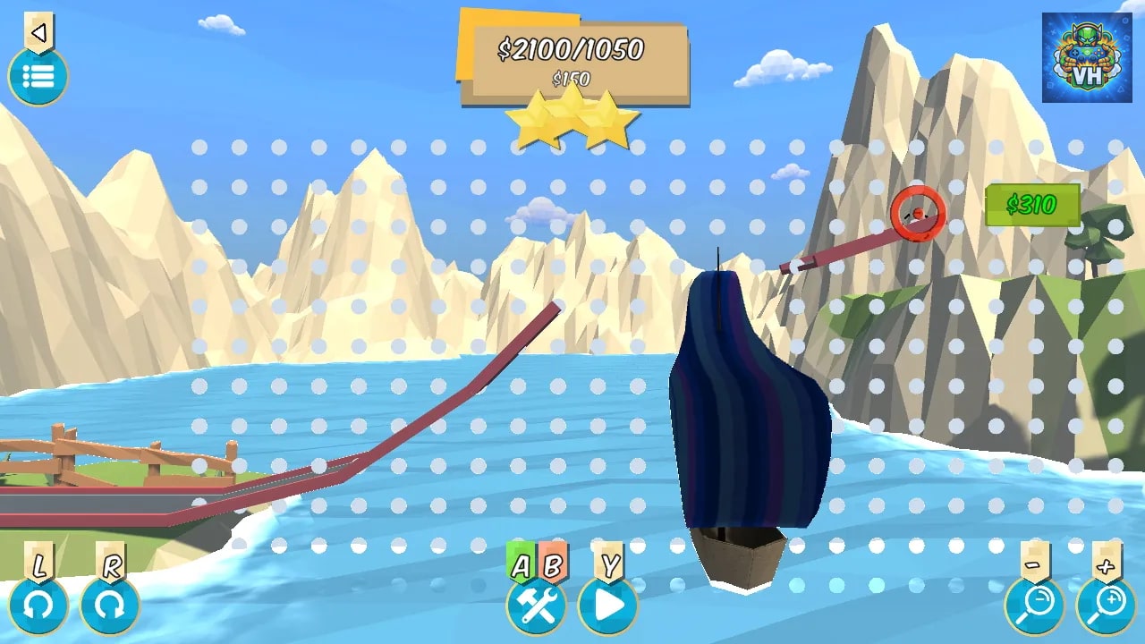 Bridge Builder Racer Nintendo Switch - ảnh màn hình 3