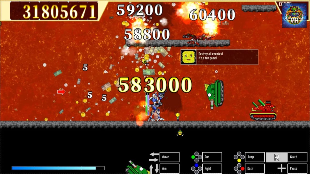 Pixel Game Maker Series BombMachine Gunzohg Nintendo Switch - ảnh màn hình 1